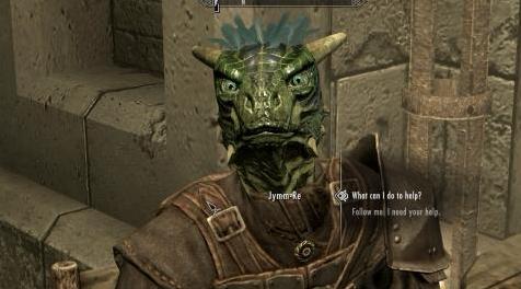 上古卷轴5：重置版MOD Dawnguard Argonian随从Jymm-Re