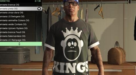 侠盗猎车手5「GTA5」Mod: CAMISETA KING SNEAKERS