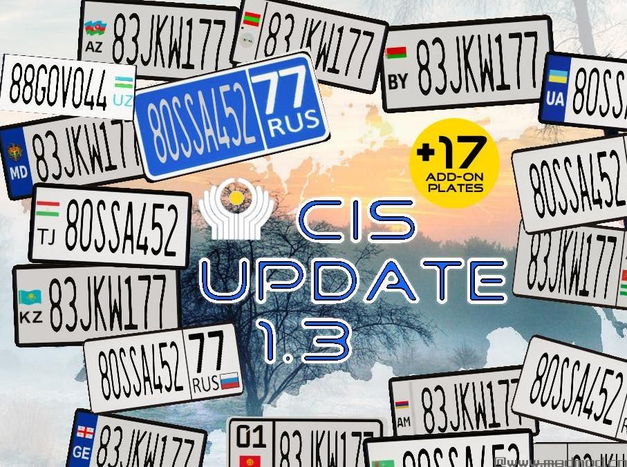 侠盗猎车手5「GTA5」Mod: International License Plates [104 Add-On Plates]