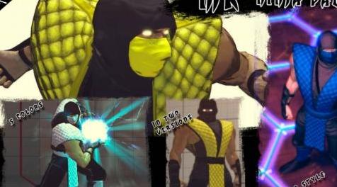 终极街霸4MOD RYU MK Ninjas Pack