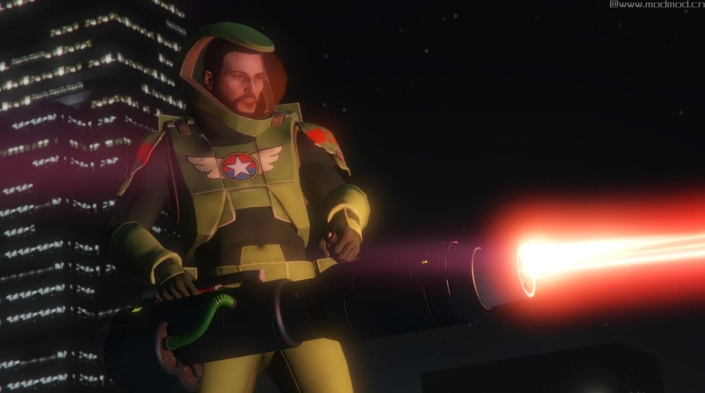 侠盗猎车手5「GTA5」Mod: 清洁激光武器
