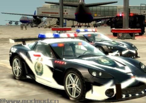 侠盗猎车手5「GTA5」Mod: 雪佛兰Corvette Z06警车（NFSMW）