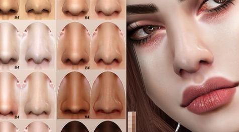 模拟人生4MOD Sugar Nose Mask N03 鼻子