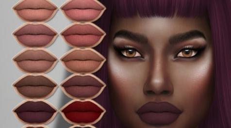 模拟人生4MOD FRS Cassandra Lipstick 口红