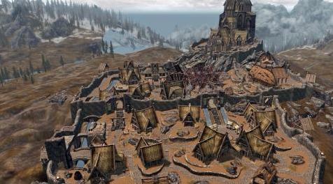 上古卷轴5：重置版MOD 草的Moditer Whiterun风景纹理修理