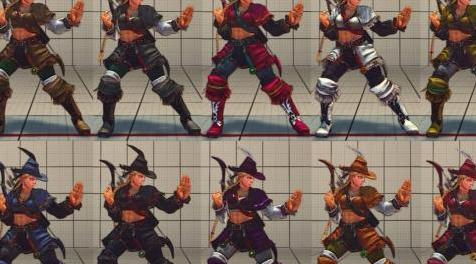 终极街霸4MOD Cammy Hood Color Pack -USFIV