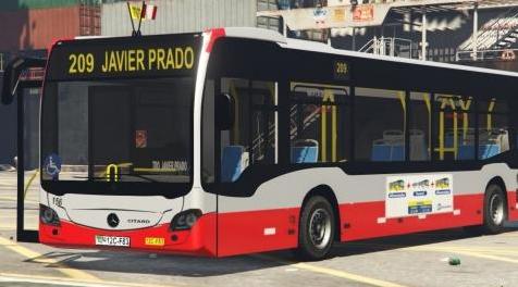 侠盗猎车手5「GTA5」Mod: Peru Bus Corredor Javier Prado 209