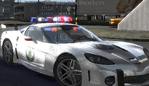 侠盗猎车手5「GTA5」Mod: 雪佛兰Corvette Z06警车（NFSMW）