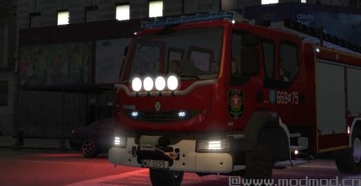 雷诺Midlum 300.14 dXi救火车