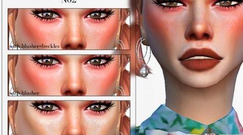 模拟人生4MOD Blusher N02 腮红