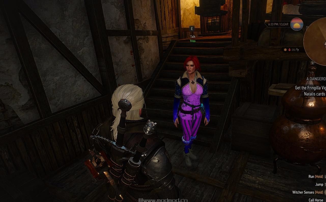 巫师3：狂猎MOD 特丽丝服装重新上色