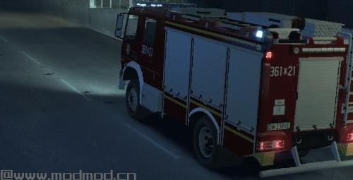 侠盗猎车手5「GTA5」Mod: 梅赛德斯 - 奔驰Atego 1530救火车