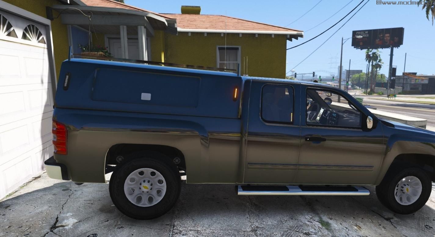侠盗猎车手5「GTA5」Mod: Bounty hunter Silverado