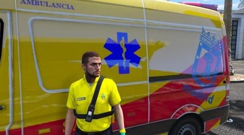 侠盗猎车手5「GTA5」Mod: UNIFORME SAMUR MADRID