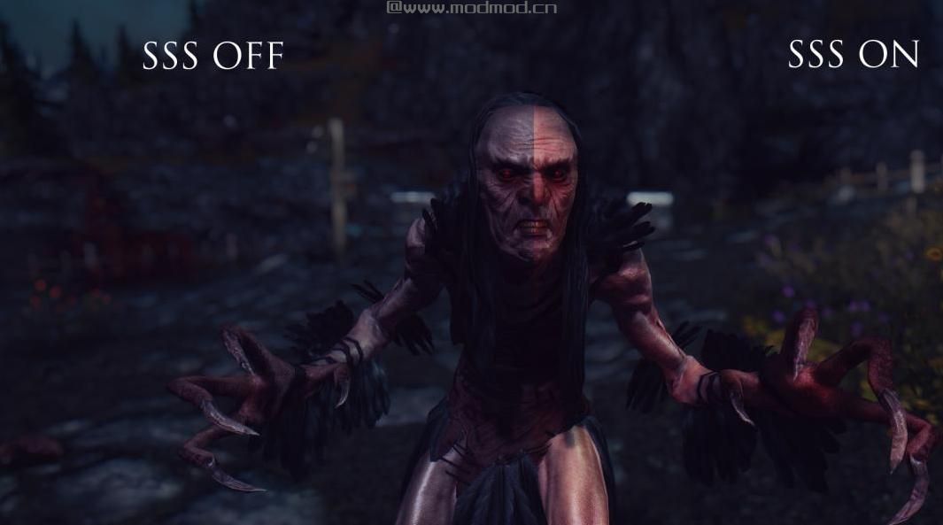 上古卷轴5：重置版MOD 逼真的皮肤着色器 -  Falmer和Hagravens