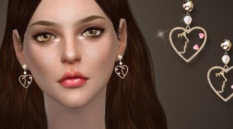 模拟人生4MOD S-Club LL ts4 earring 201814 耳环