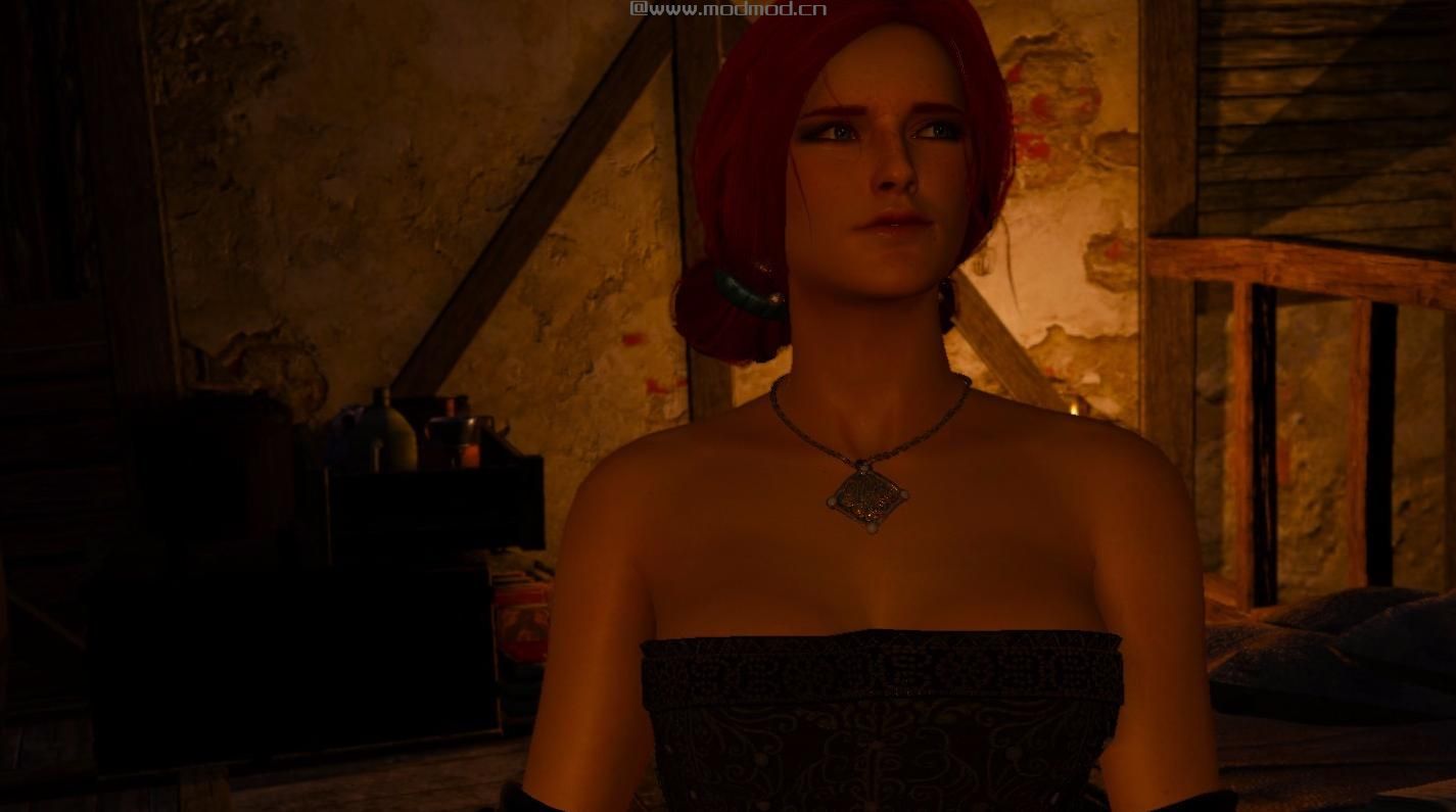 巫师3：狂猎MOD 特丽丝黑色晚礼服