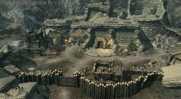 上古卷轴5：天际MOD 把裂牙要塞变成你的家 Wolf Camp by VampireMonkey
