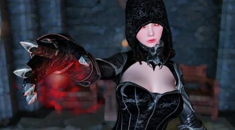 上古卷轴5：重置版MOD Lustmord Vampire Armor  - 独立颜色 -  SSE CBBE BodySlide（带物理）