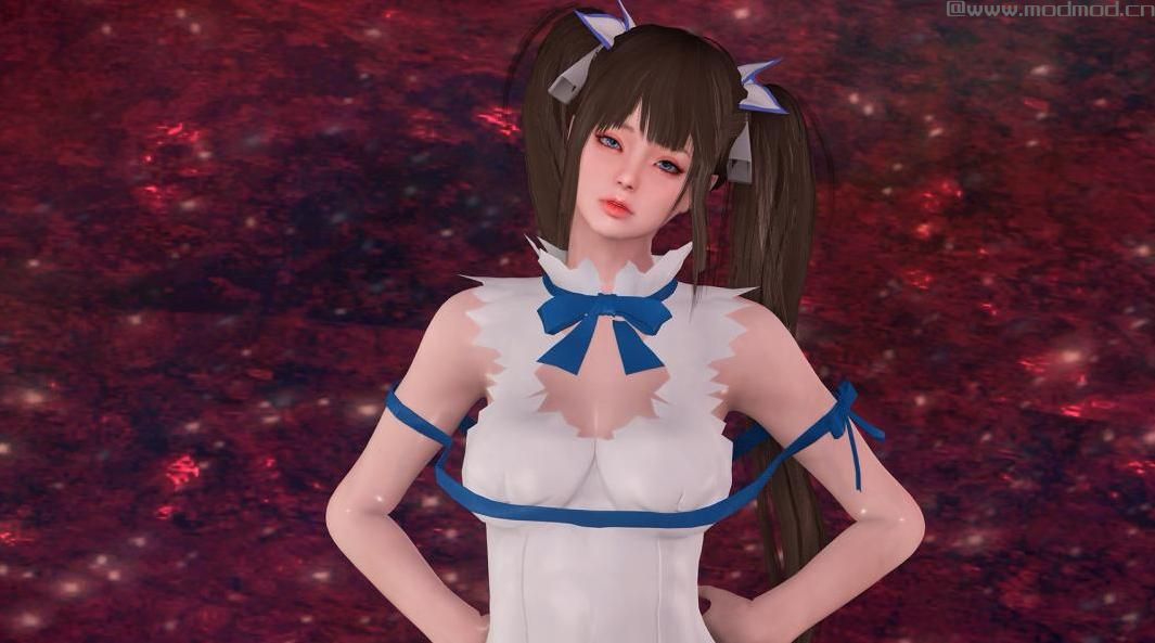 上古卷轴5：重置版MOD Hestia Outfit  -  CBBE SE  -  Bodyslide  -  Physics