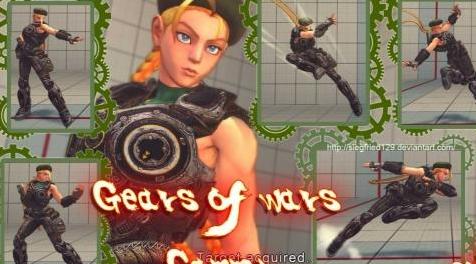 终极街霸4MOD Super street fighter 4 PC - Gears of War Cammy