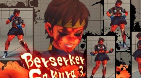 终极街霸4MOD  berserker Sakura 3