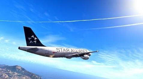 侠盗猎车手5「GTA5」Mod: Airbus A320 &rsquo;Star Alliance&rsquo; Swiss Livery