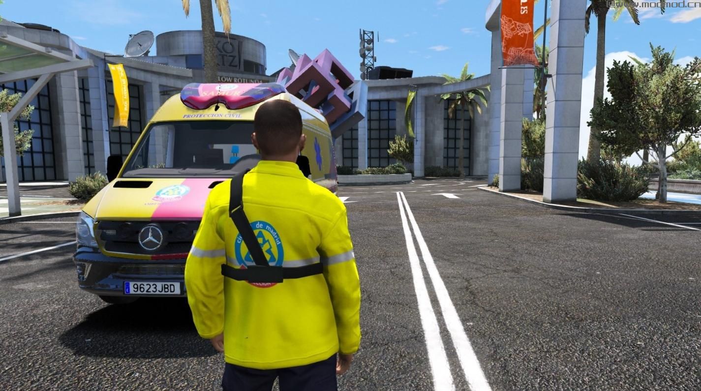 侠盗猎车手5「GTA5」Mod: UNIFORME SAMUR MADRID