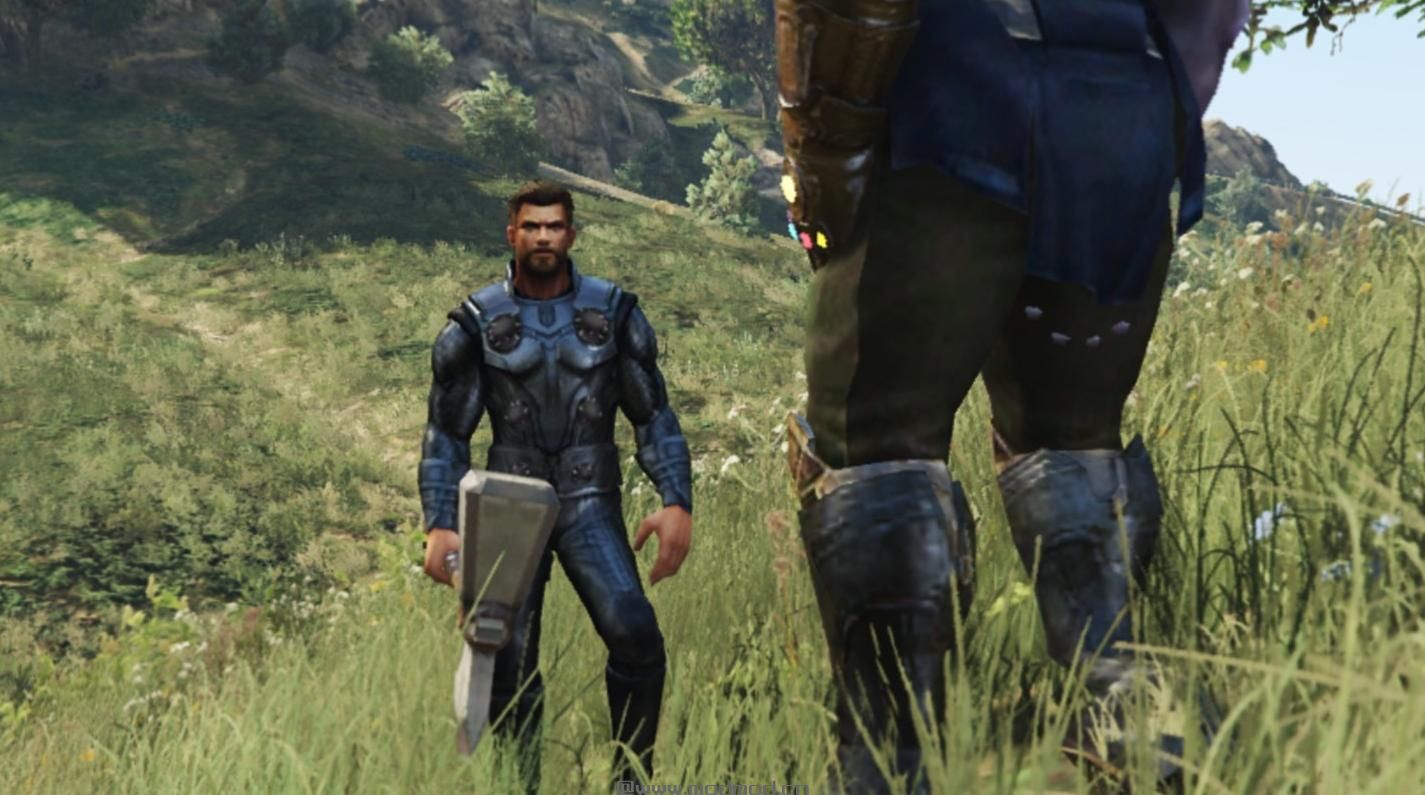 侠盗猎车手5「GTA5」Mod: Thor (Avengers Infinity War) [Turn on & off Cape]