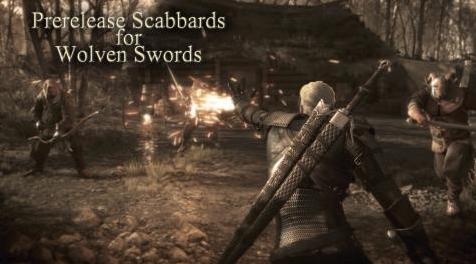 巫师3：狂猎MOD 狼套双剑的宣传片造型