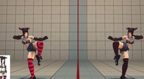终极街霸4MOD Juri’s colorful socks