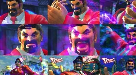 终极街霸4MOD VEGA 4 costumes with French Beard