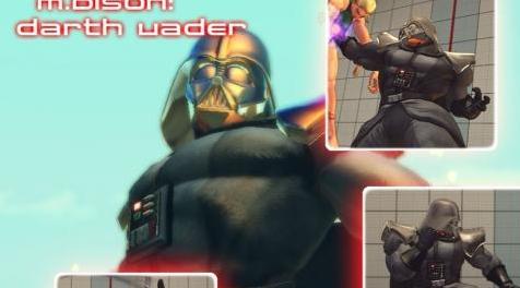 终极街霸4MOD M.Bison (Dictator): Darth Vader costume