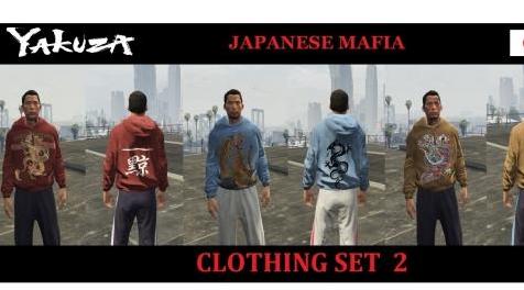 侠盗猎车手5「GTA5」Mod: 日本帮派成员Ped