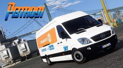 侠盗猎车手5「GTA5」Mod: 2013 Mercedes Sprinter  - 专业制服