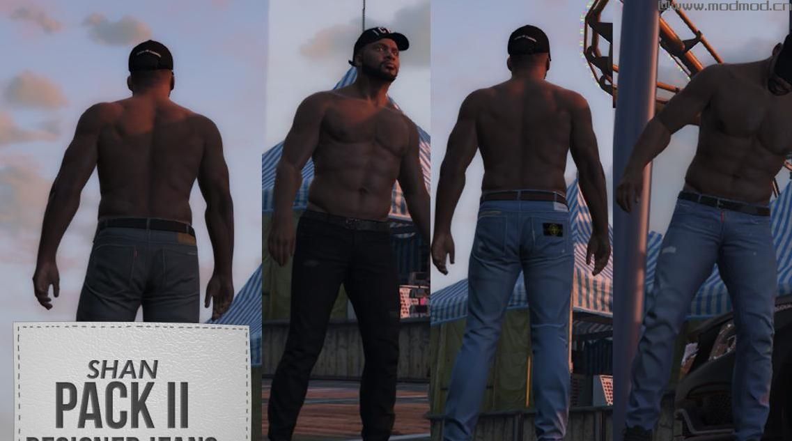 侠盗猎车手5「GTA5」Mod: 设计师牛仔裤