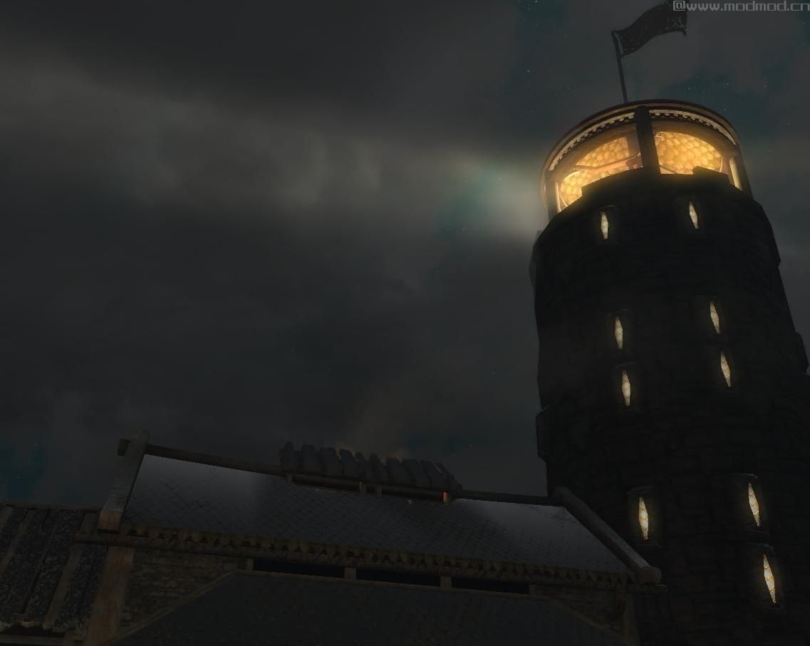 上古卷轴5：重置版MOD 幻影岩石 - 与伴侣小捆的Solstheim灯塔家