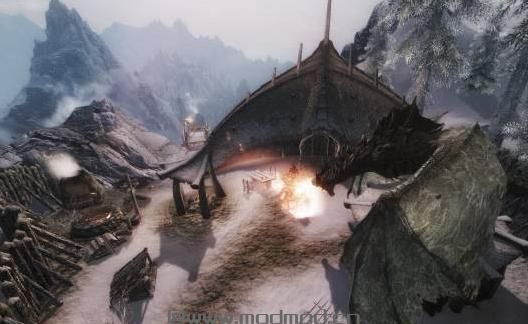 上古卷轴5：天际MOD 穆拉古之痕&mdash;&mdash;一座兽人风的寨子