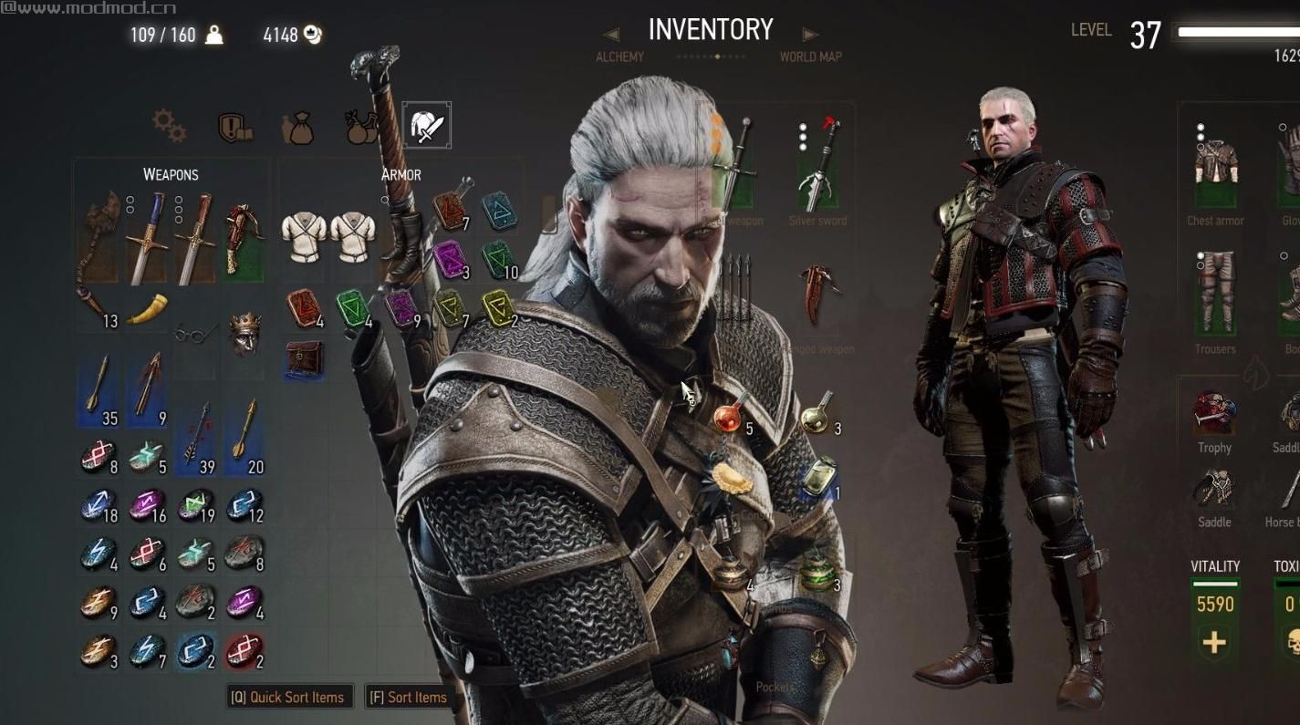 巫师3：狂猎MOD 面板加载屏幕替换1.30 1.31