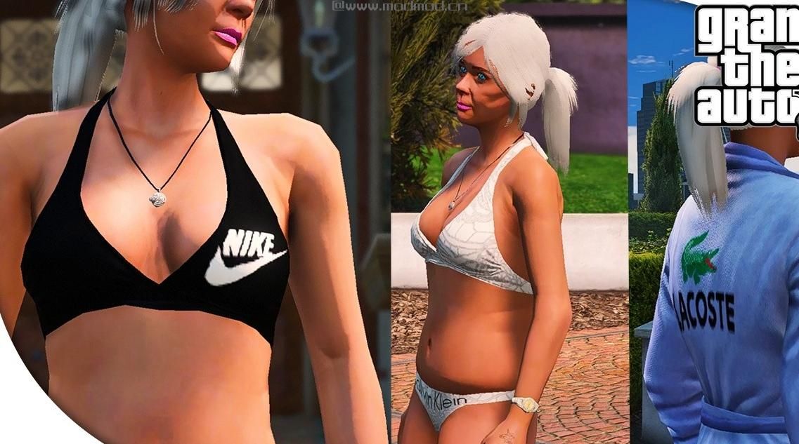 侠盗猎车手5「GTA5」Mod: Tracey - retexture (completely, with real brands)