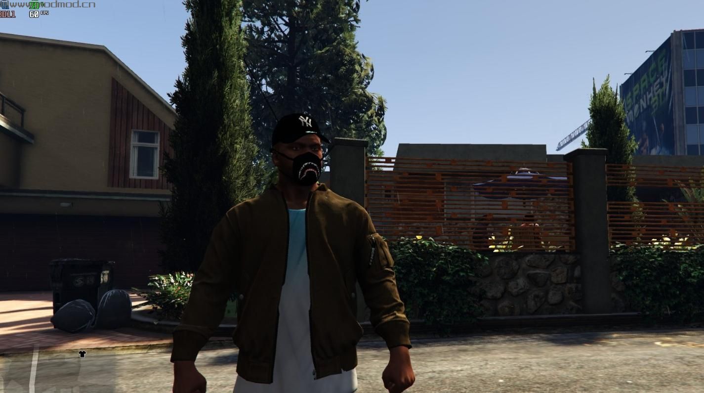 侠盗猎车手5「GTA5」Mod: 为弗兰克打开Mpairraces Bomber夹克