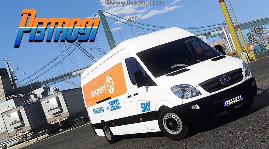 侠盗猎车手5「GTA5」Mod: 2013 Mercedes Sprinter  - 专业制服