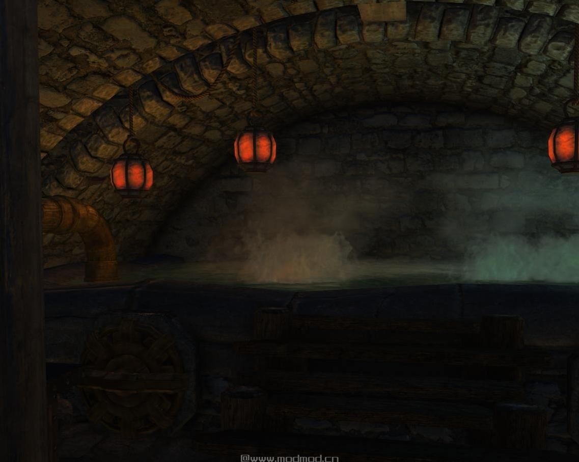 上古卷轴5：重置版MOD 幻影岩石 - 与伴侣小捆的Solstheim灯塔家