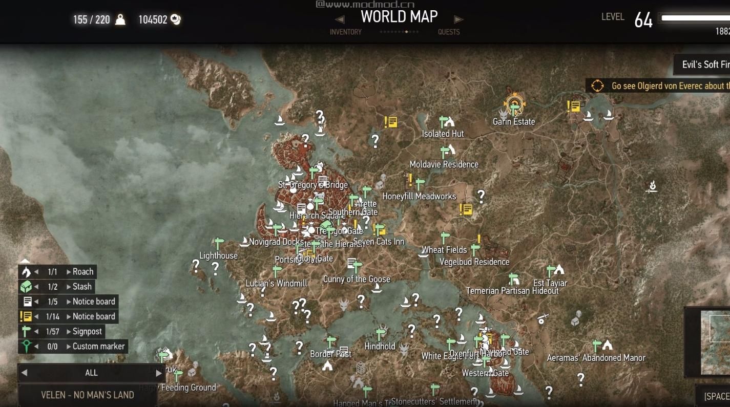 巫师3：狂猎MOD 主要任务完成-准备HOS和BAW-（NGPlus LVL64）