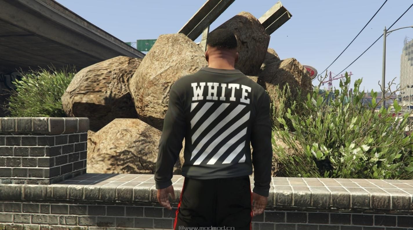侠盗猎车手5「GTA5」Mod: 富兰克林的黑色长袖