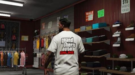 侠盗猎车手5「GTA5」Mod: 富兰克林的 T恤