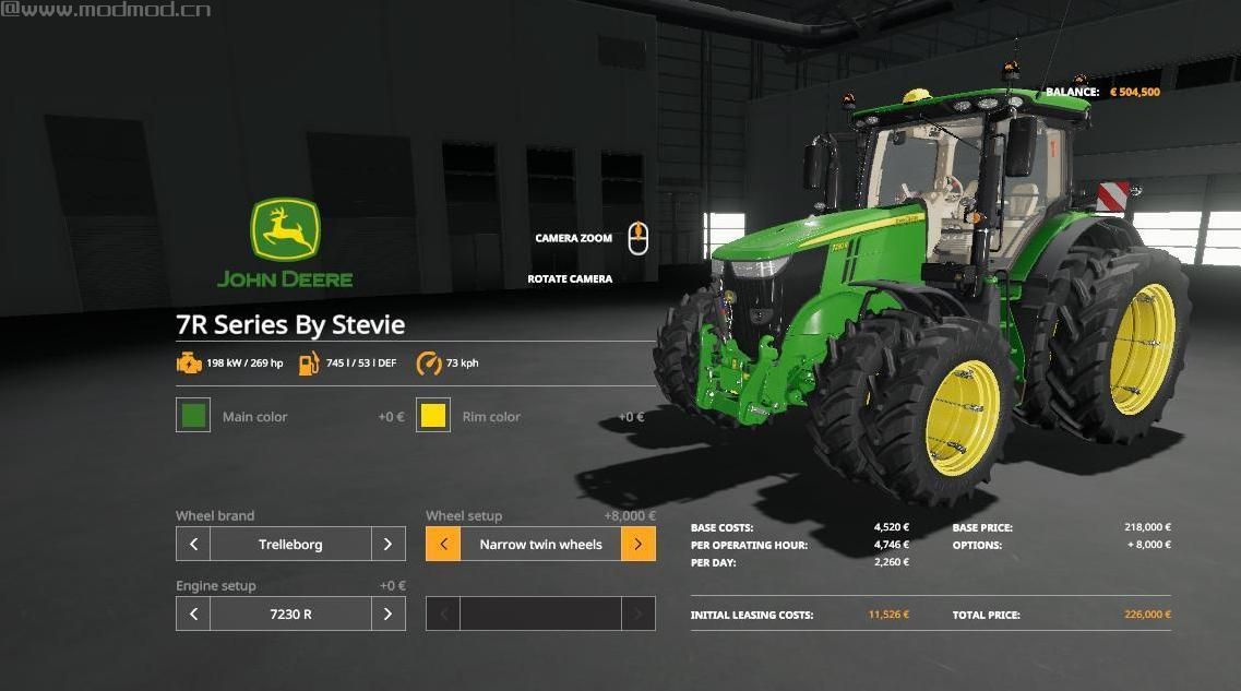 模拟农场19MOD John Deere 7R Series by Stevie