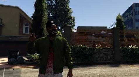 侠盗猎车手5「GTA5」Mod: 为弗兰克打开Mpairraces Bomber夹克