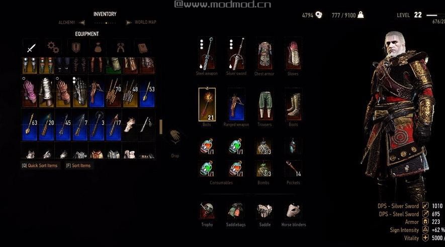 巫师3：狂猎MOD Undvik 盔甲