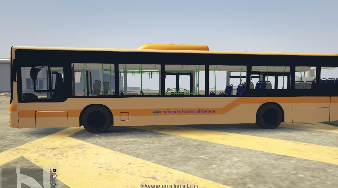 侠盗猎车手5「GTA5」Mod: 泰国空中客车空调巴士